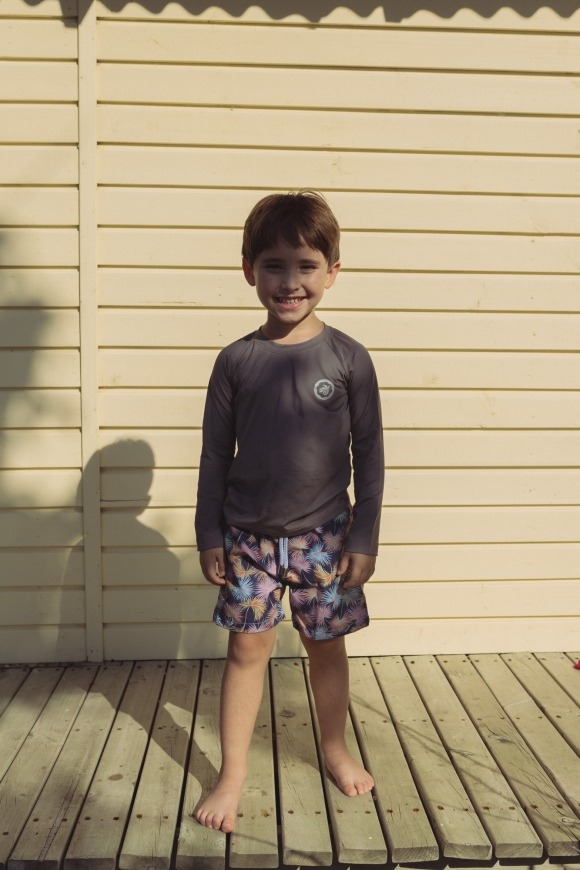 Rash Guard Gris Palmaiola 